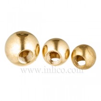 Brass Balls 90 Deg Hole