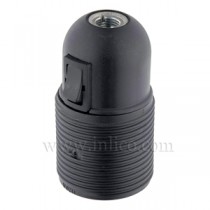 E27 Thermoplastic Lampholder with Rocker Switch