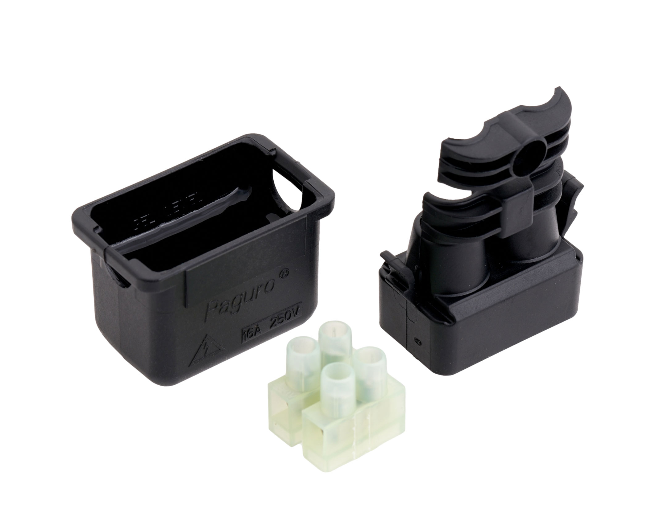 2 WAY INSULATED CONNECTOR BOX IP68 GEL FILLED FOR 2 CORE CABLE 4 AMP 250 VOLT MAX CABLE 1.5 MM SQ