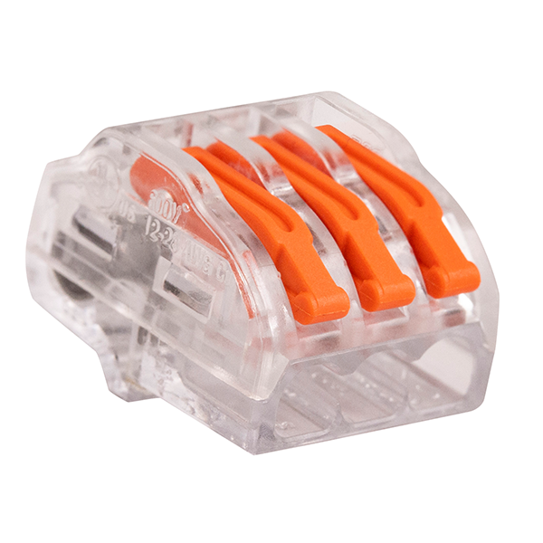 REUSABLE LEVER CONNECTOR 3 PORT 32A 450V TO STANDARDS BS EN 60998-1:2004 AND BS EN 60998-2-2:2004