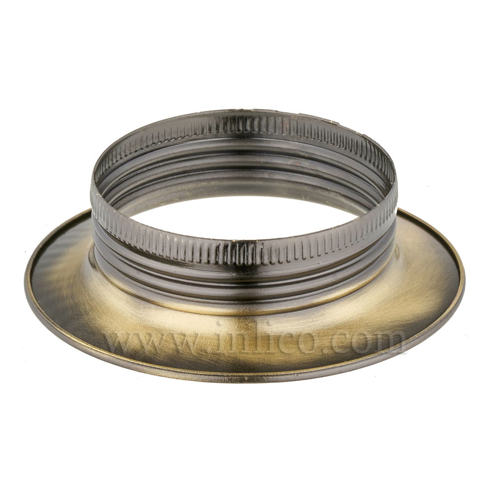 E27 METAL SHADE RING ANTIQUE BRASS FINISH