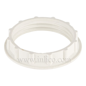 WHITE NARROW LIP H/R SHADE RING FOR 701 SERIES
A051/W/HR