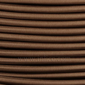 3x0.75MM FABRIC COVERED CABLE COFFEE 3 X 0.75MM ROUND PVC/PVC FLEXIBLE CABLE COVERED IN COFFEE FABRIC BRAIDED SLEEVE
HO3VV-F BS5025:2011