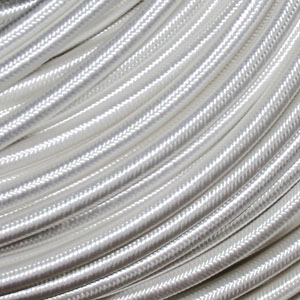 3x0.75MM FABRIC COVERED CABLE SILV 3 X 0.75MM ROUND PVC/PVC FLEXIBLE CABLE COVERED IN SILVER FABRIC BRAIDED SLEEVE
HO3VV-F BS5025:2011