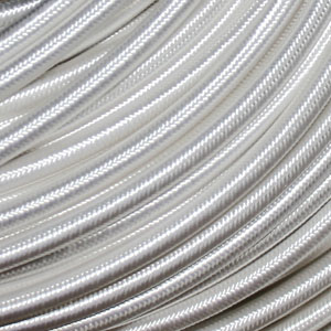 3x0.75MM FABRIC COVERED CABLE SILV 3 X 0.75MM ROUND PVC/PVC FLEXIBLE CABLE COVERED IN SILVER FABRIC BRAIDED SLEEVE
HO3VV-F BS5025:2011