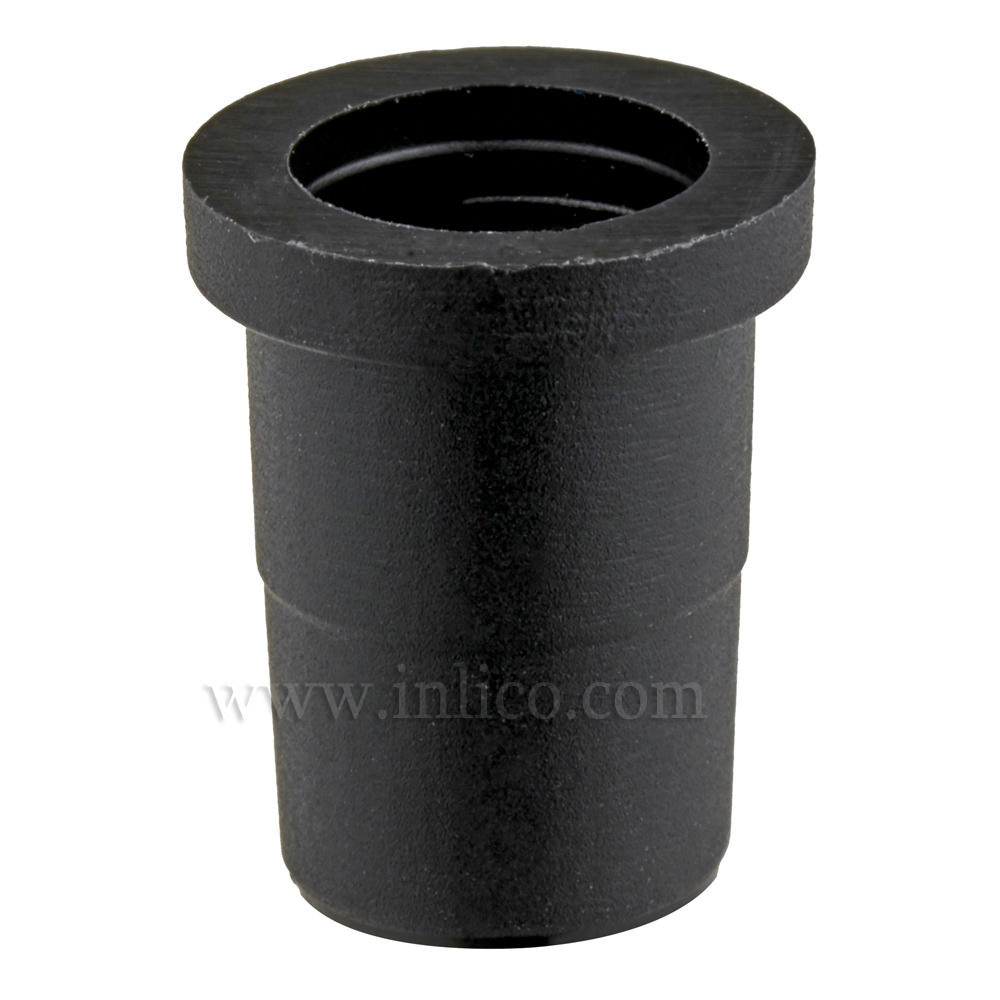 10MM HEAT RESISTANT GROMMET - BLACK NYLON 66