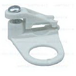 CABLE CLAMP CORD GRIP 10MM APERTURE FOR FLAT CABLE H03VVH2-F- WHITE - NYLON 66