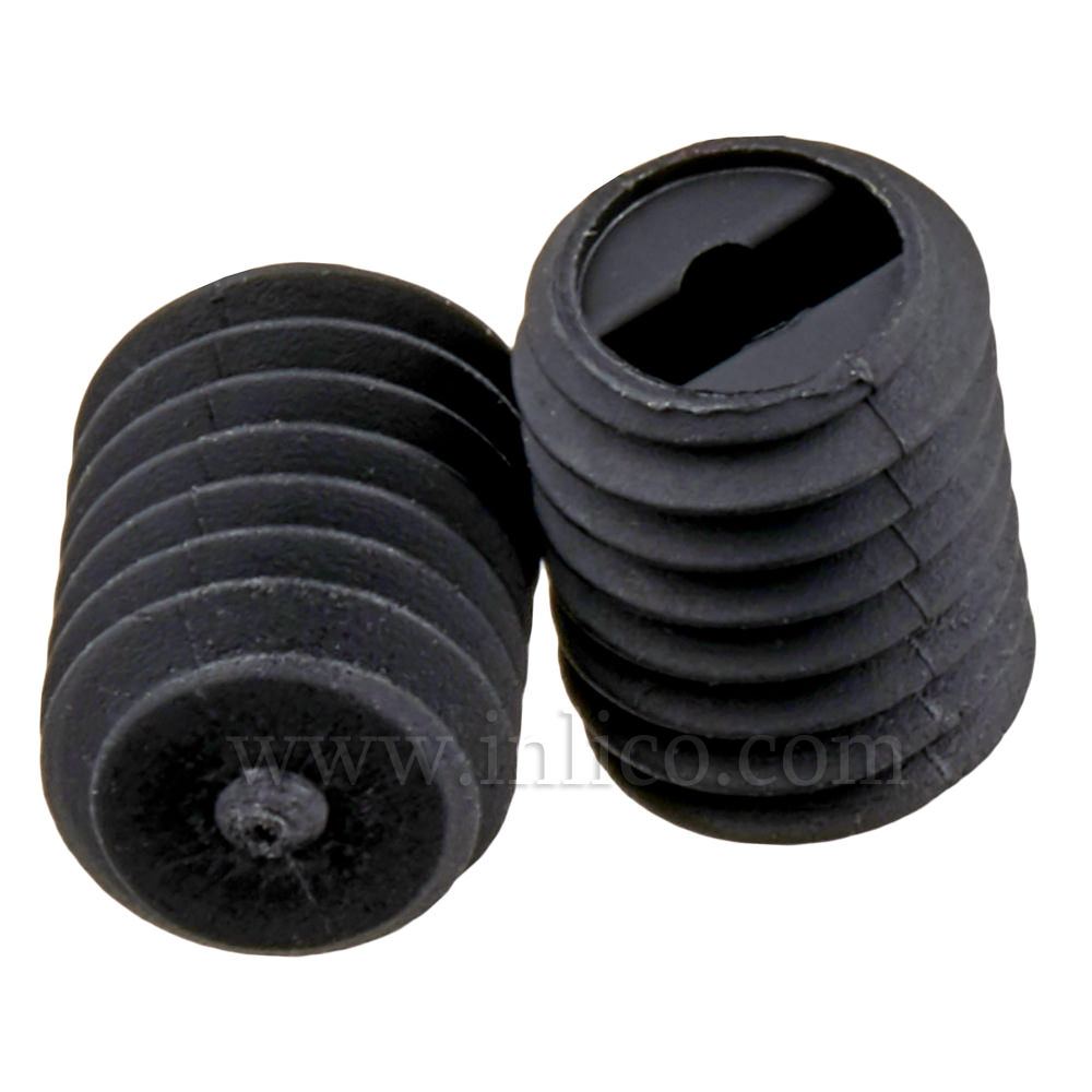 GRUB SCREW M6 X 8MM BLACK NYLON 66 RV