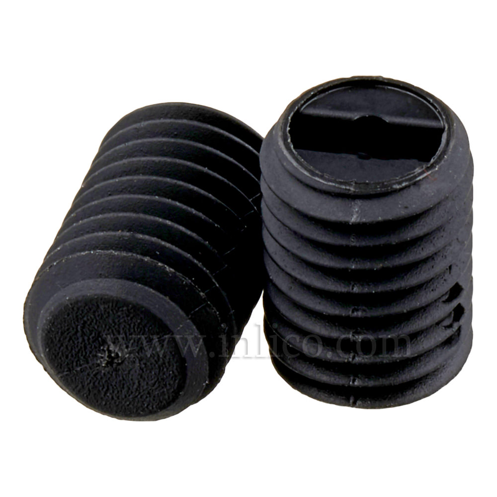 GRUB SCREW M8 X11MM BLACK NYLON 66 RV