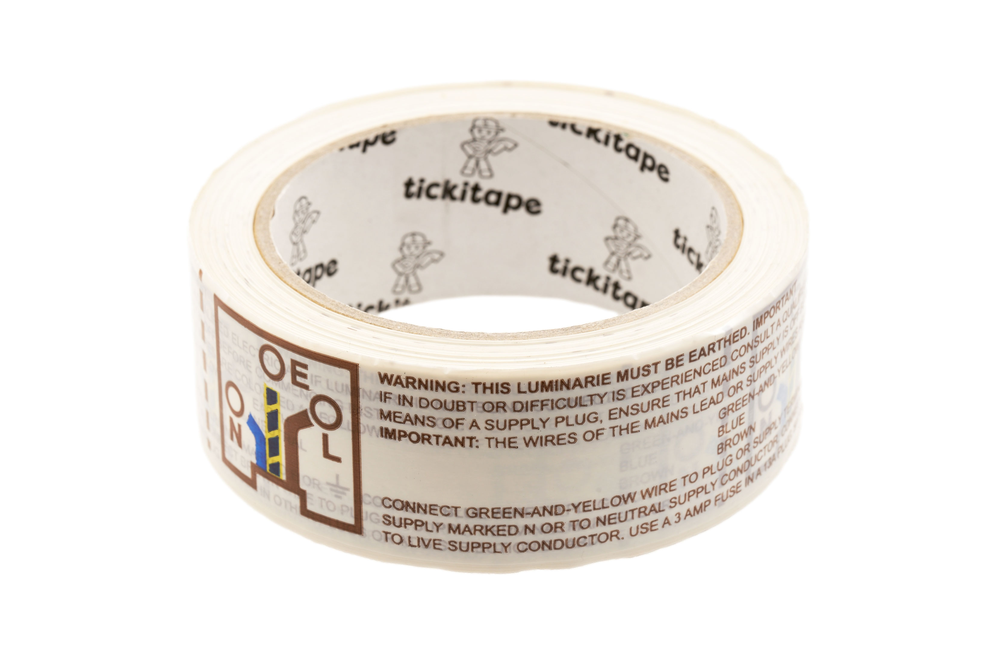 3 CORE WIRING INSTRUCTION TAPE 440 LABELS PER ROLL