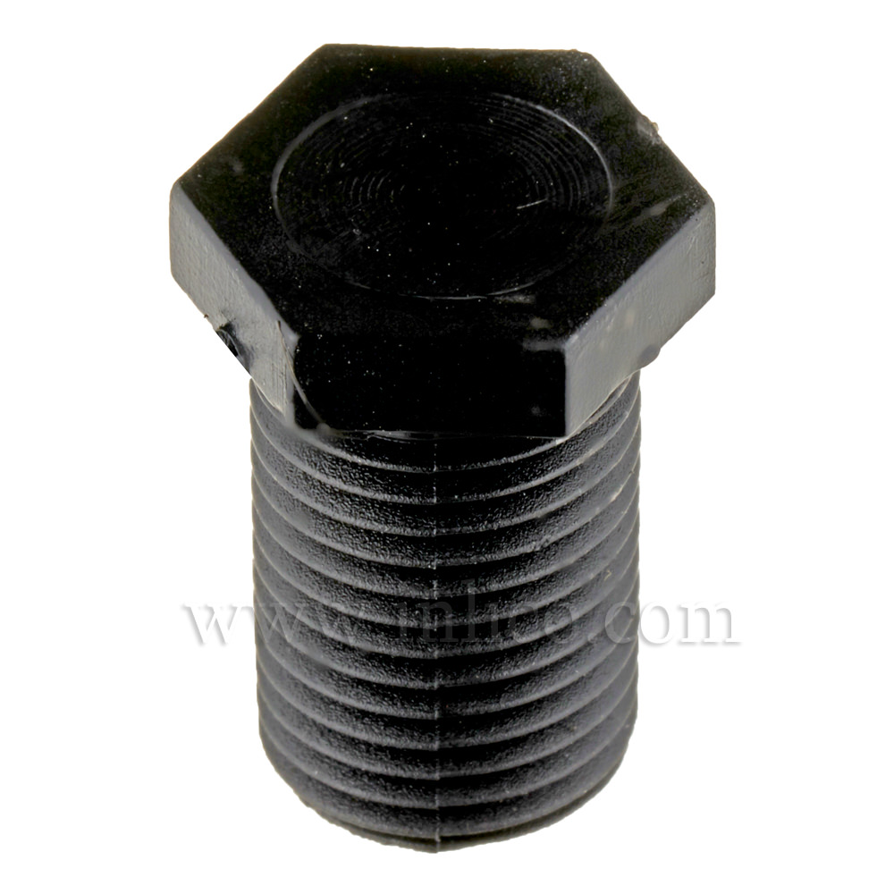 M10X1 PLASTIC NIPPLE SHORT BLACK 13MM OAL 10 MM THREAD LENGTH 
F022/A/10/BLK