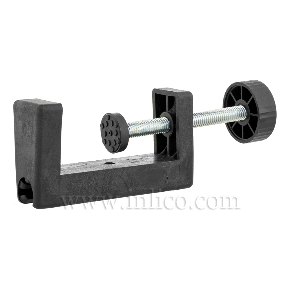 G CLAMP BLACK NYLON 66 RV 89mm LENGTH