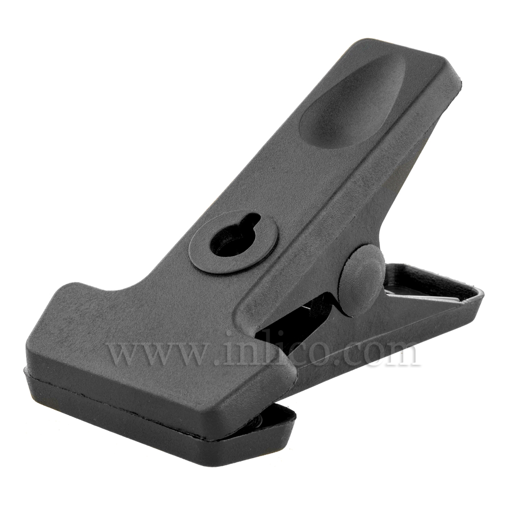 BLACK CABLE CLAMP NYLON 66 RV 115MM LONG