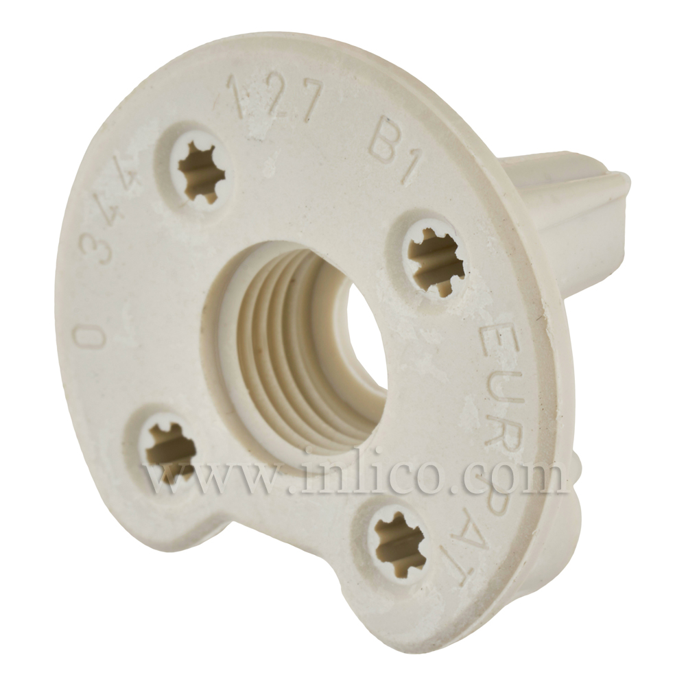 M10x1 PLASTIC ADAPTOR FOR GU10/GZ10 OAD 27.6MM THICKNESS 10MM