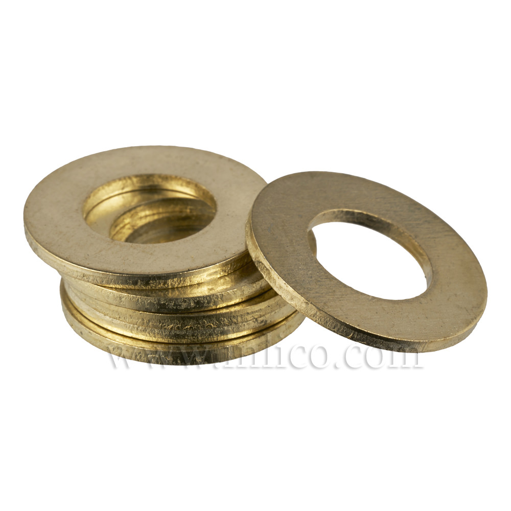 10 X 20MM BRASS PLATED STEEL WASHER