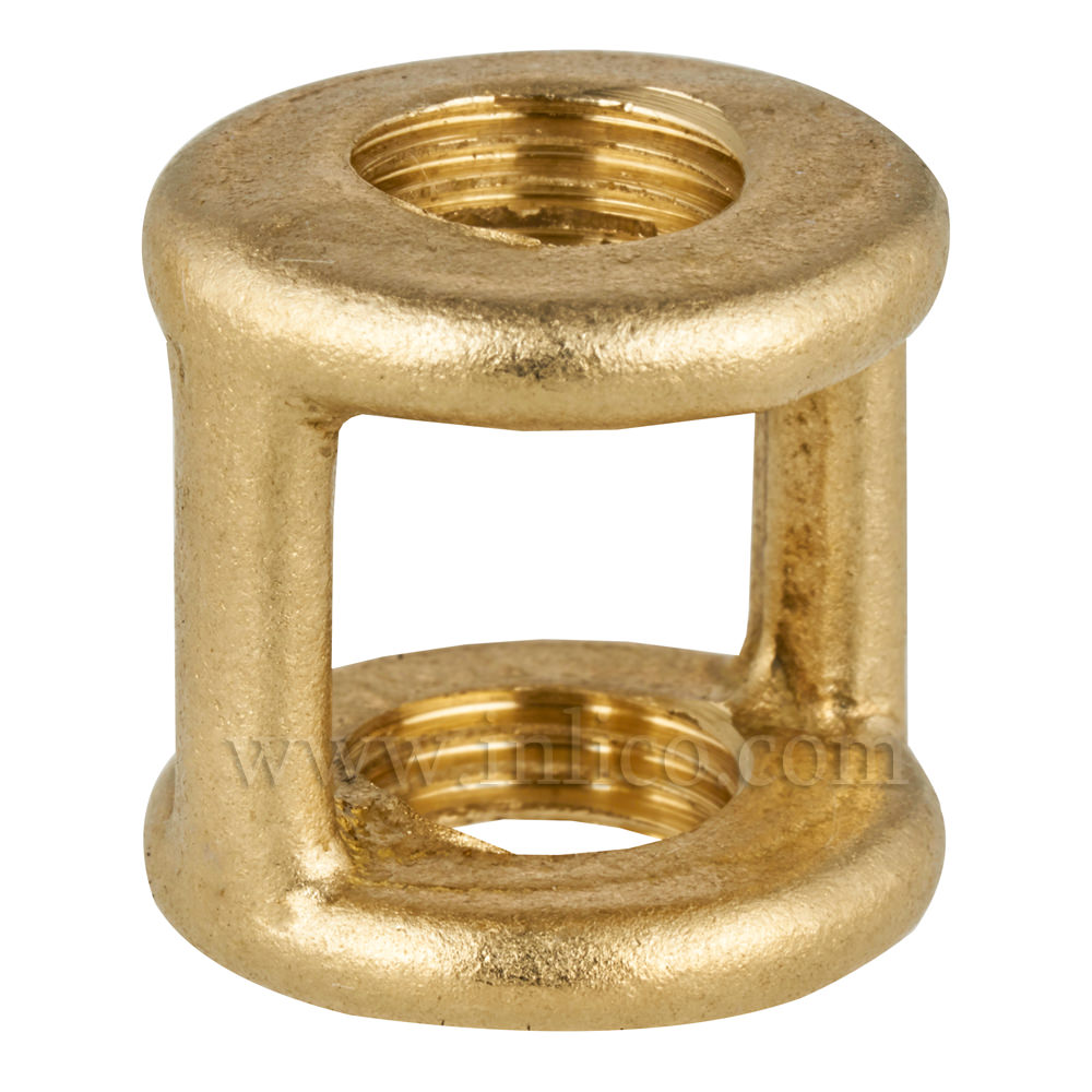 M10 X M10 CAST BRASS HICKEY/COUPLER