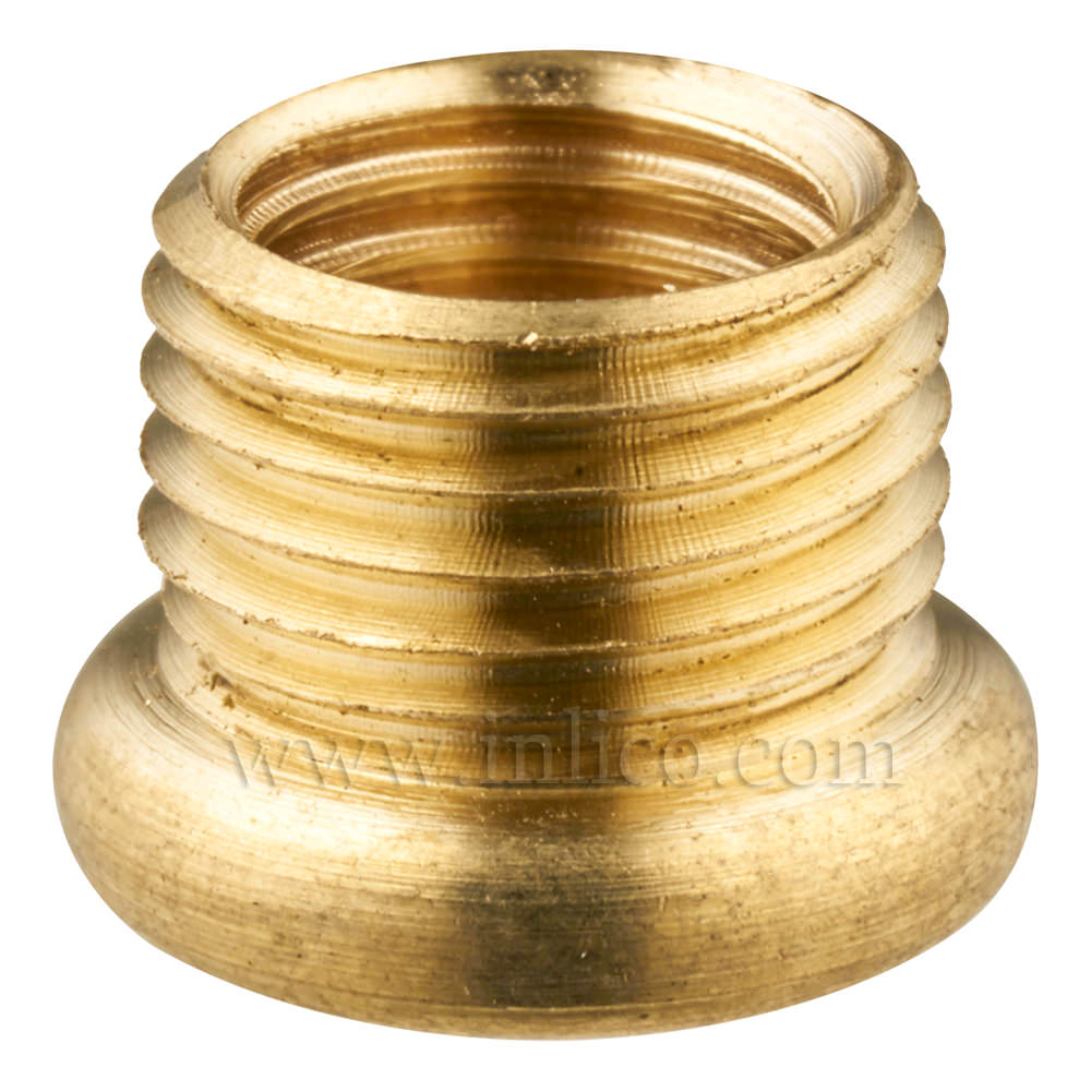 BRASS REDUCER M10X1 TO M8X1 (INTERNAl)  12MM O.D 9mm HIGH