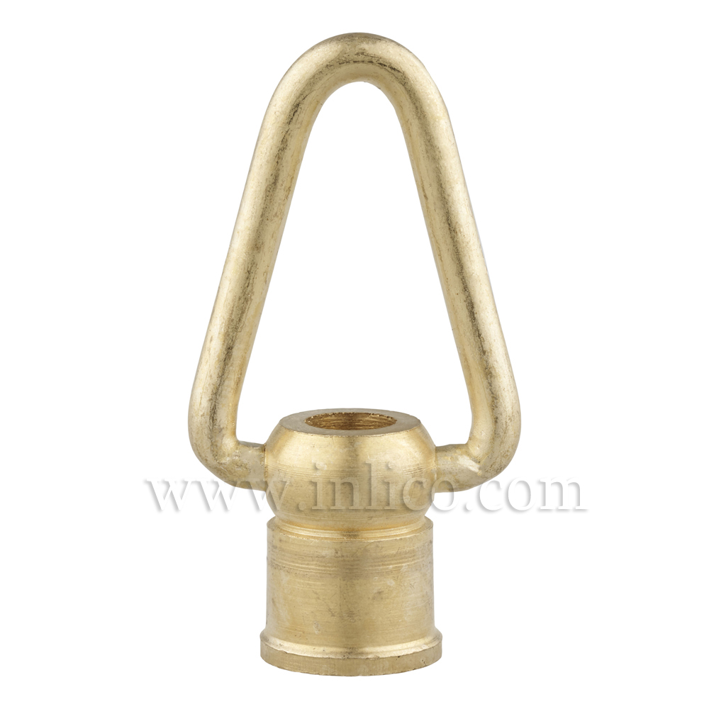 M10x1 FEMALE BRASS SWING 'V' LOOP 42MM DROPx22MM
