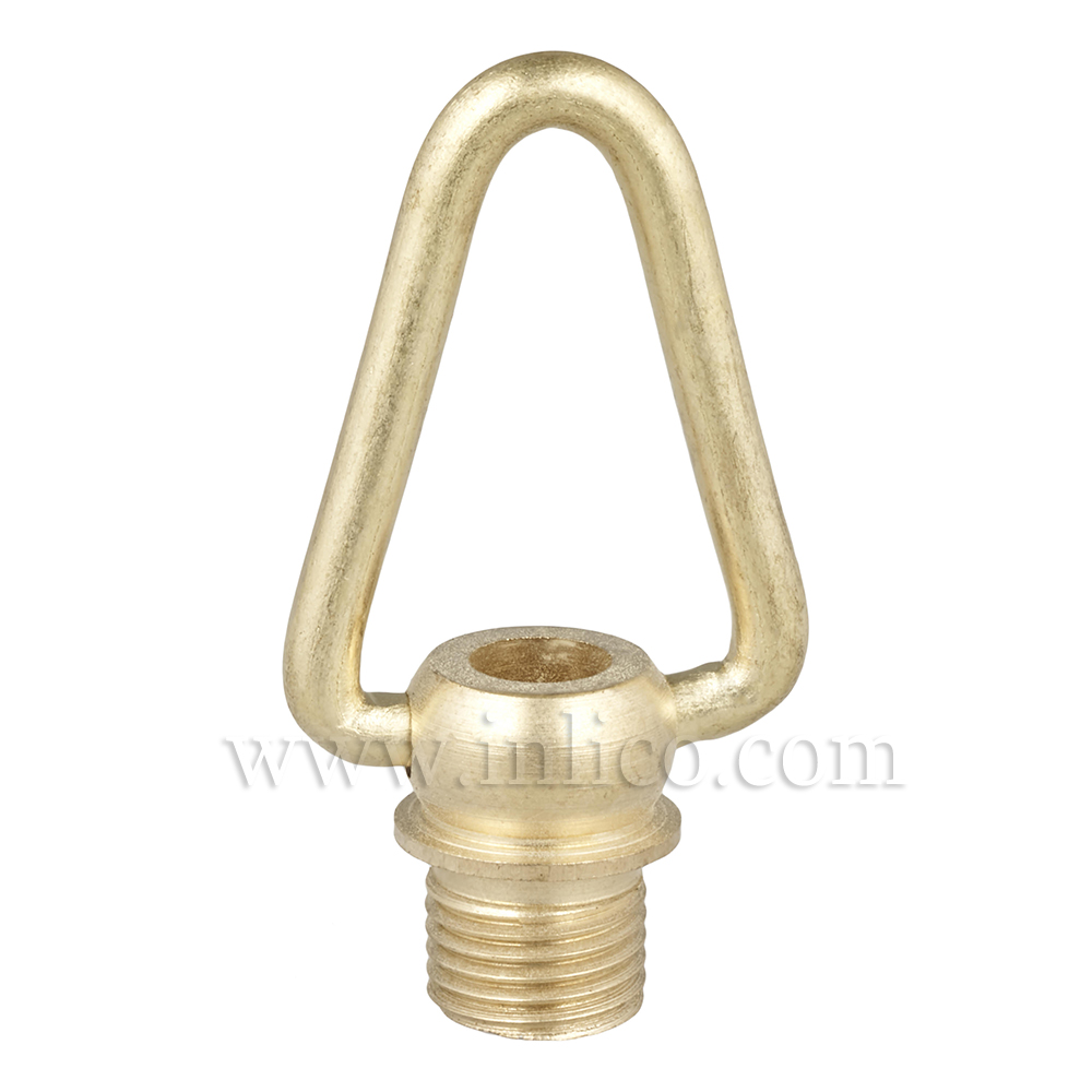 M10x1 MALE BRASS SWING 'V' LOOP 42MM DROPx22MM