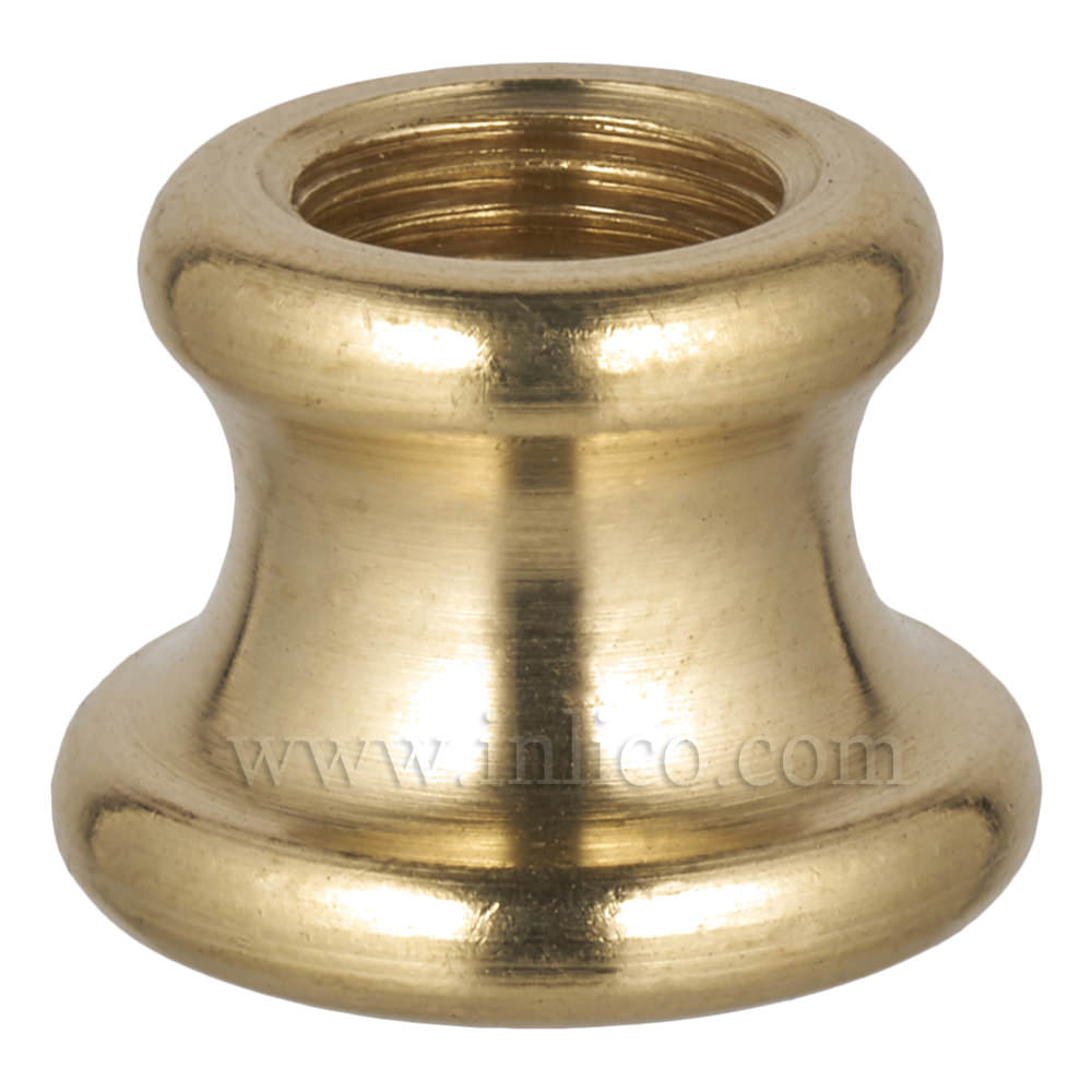 RAW BRASS COUPLER M10X1 20mm X 15mm