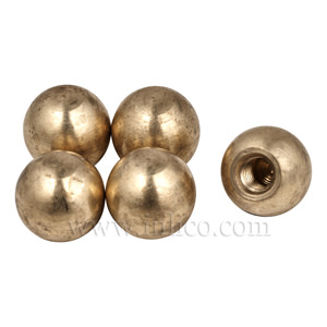 M4X1 BLIND HOLE BRASS BALL10MM OD