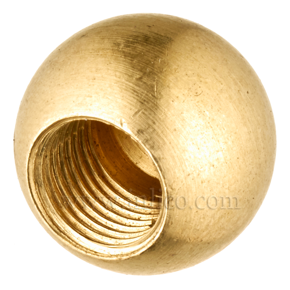 M10X1 BLIND HOLE BRASS BALL18MM OD