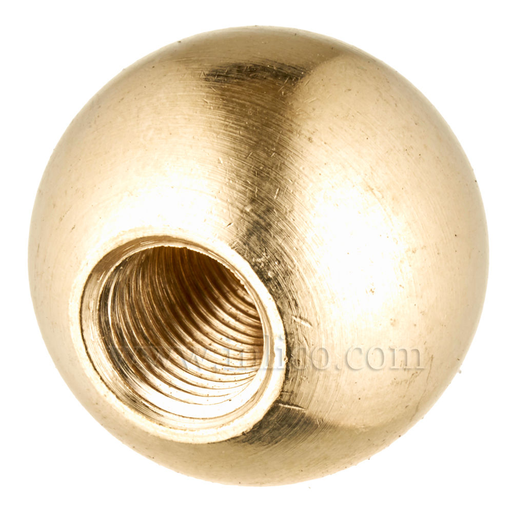 M10X1 BLIND HOLE BRASS BALL 25MM OD