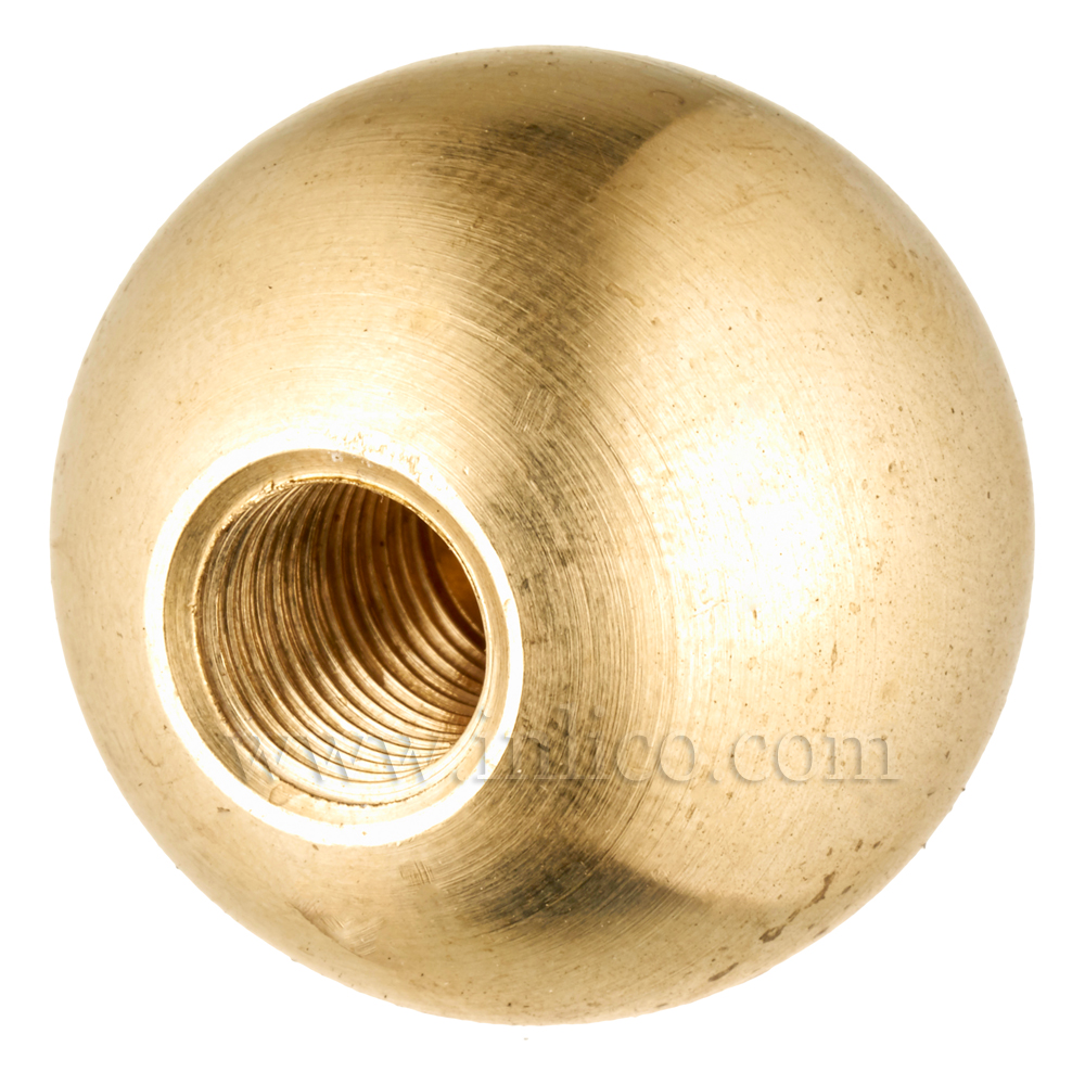 M10X1 BLIND HOLE BRASS BALL 30MM OD