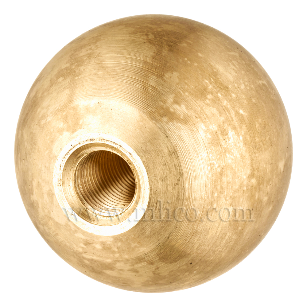 M10X1 BLIND HOLE BRASS BALL 40MM OD