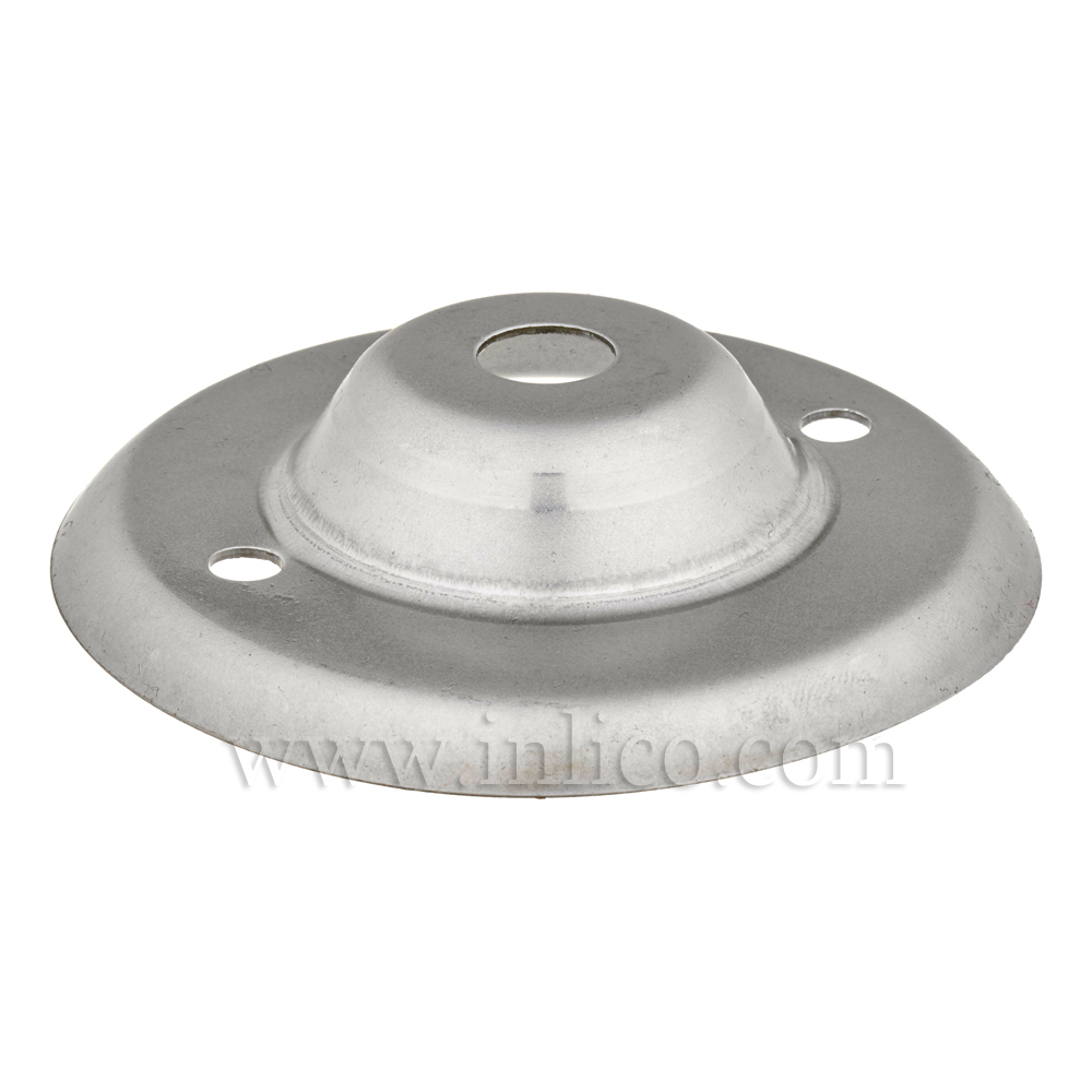 13MM CEILING PLATE SELF COLOUR WITH 2" BESA FIXING HOLES