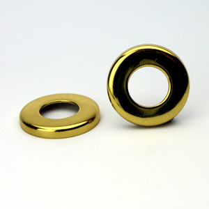 LOCKNUT COVER BRASS PLATED 13MM ID 25MM OD