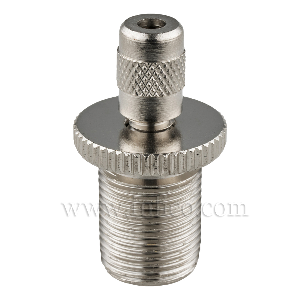 SUSPENSION CLUTCH NICKEL PLATED BRASS 12MMX 25MM M10X1 THREAD WITH SAFETY CAP