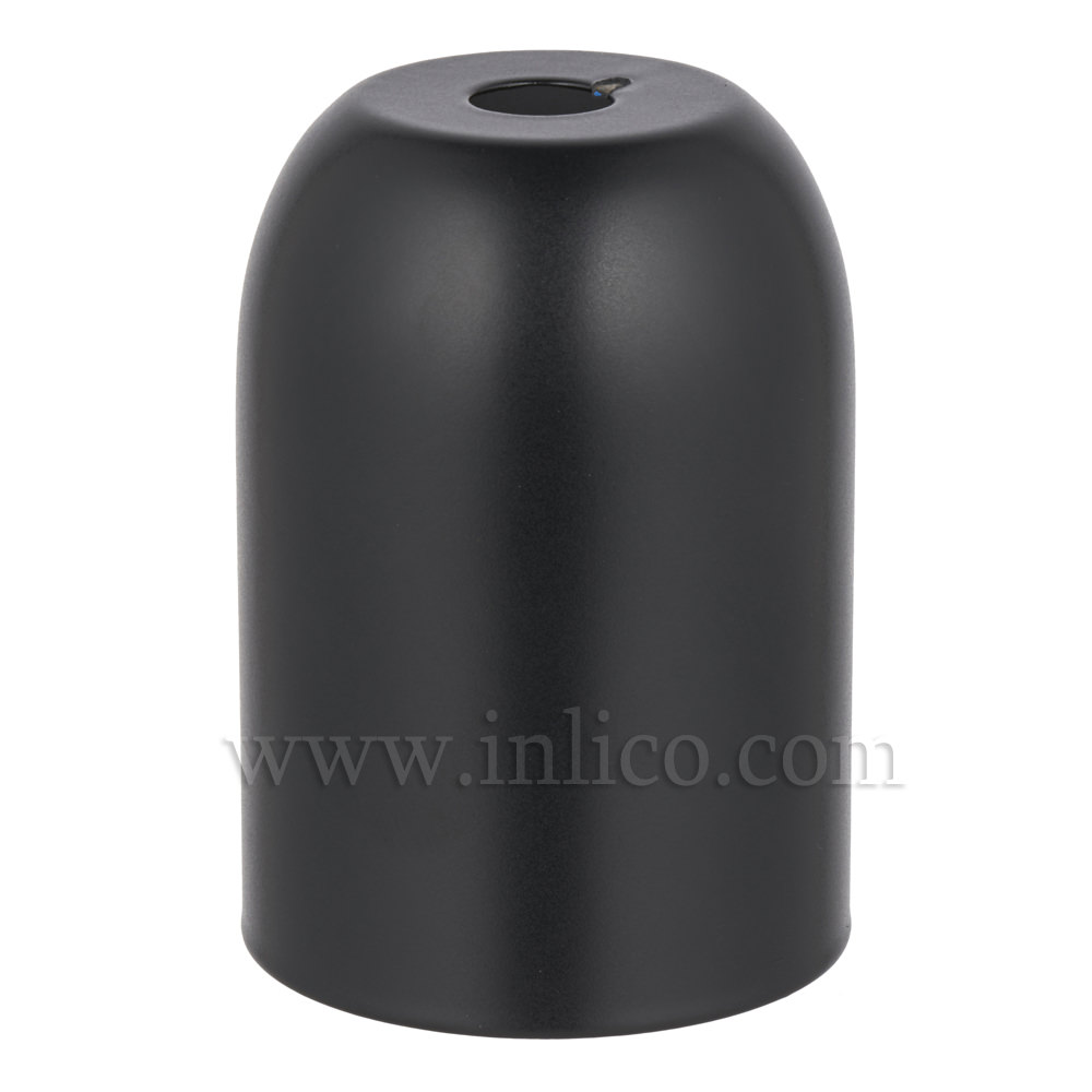 LH COVERS BLACK POWDER COAT  RAW STEEL L/HOLDER CUP D41XH60MM FOR E27/ES LAMPHOLDERFOR E27/ES LAMPHOLDER