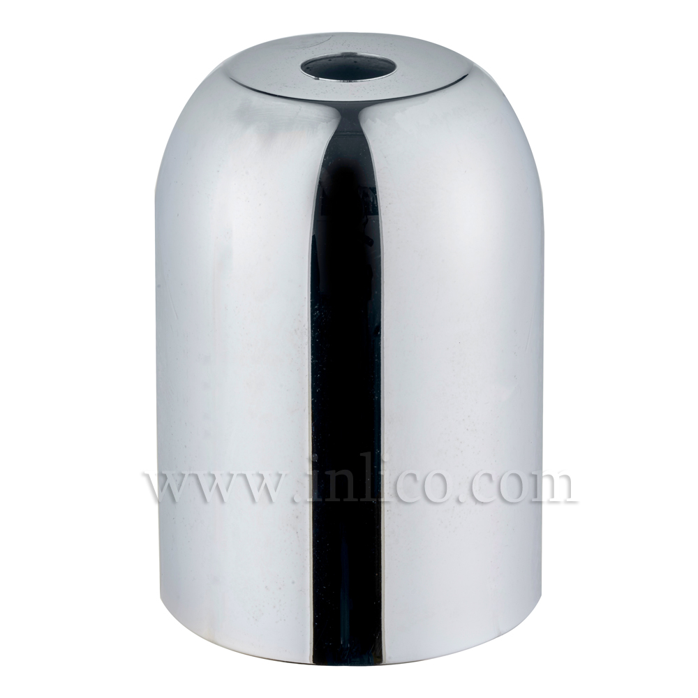 LH COVERS CHROME PLATED  RAW STEEL  D41XH60MM LAMPHOLDER  41X60MM WITH 10.5MM HOLE CHROME

LAMPHOLDER COVER FOR E27/ES LAMPHOLDER