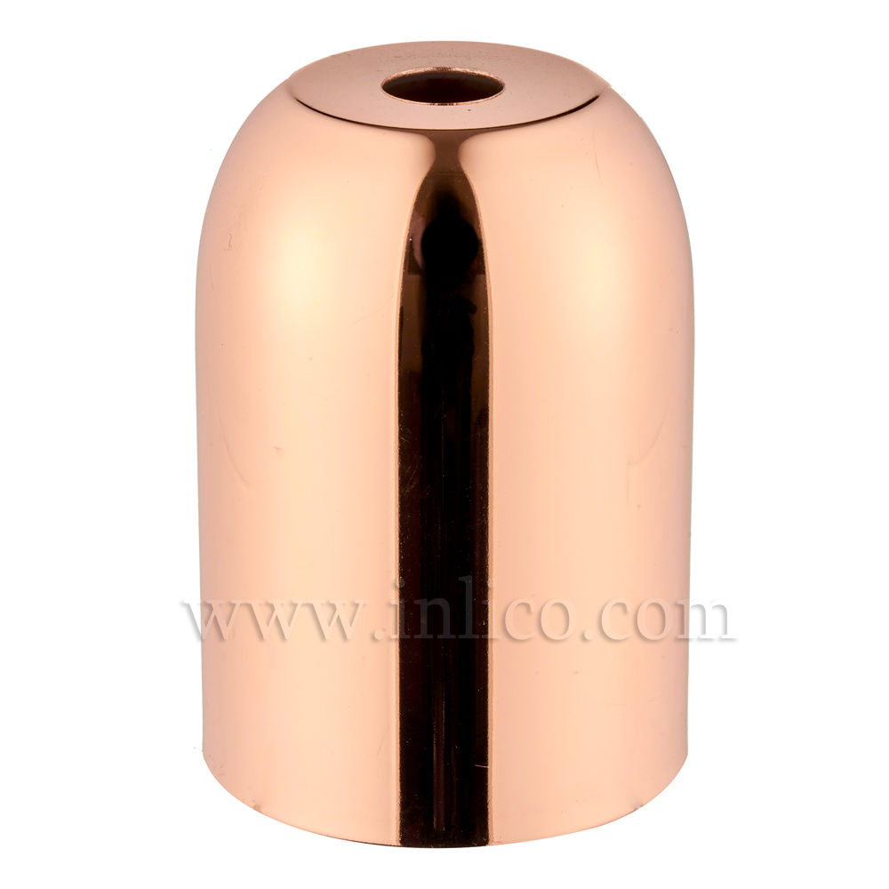 LH COVERS COPPER PLATED RAW STEEL LAMPHOLDER CUP 41X60MM WITH 10.5MM HOLE COPPER 

LAMPHOLDER COVER FOR E27/ES LAMPHOLDER