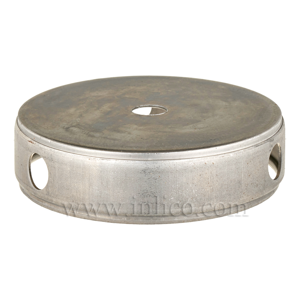 80MM RAW STEEL CENTREBODY - 5 SIDE HOLES 10.5MM CENTRE HOLE