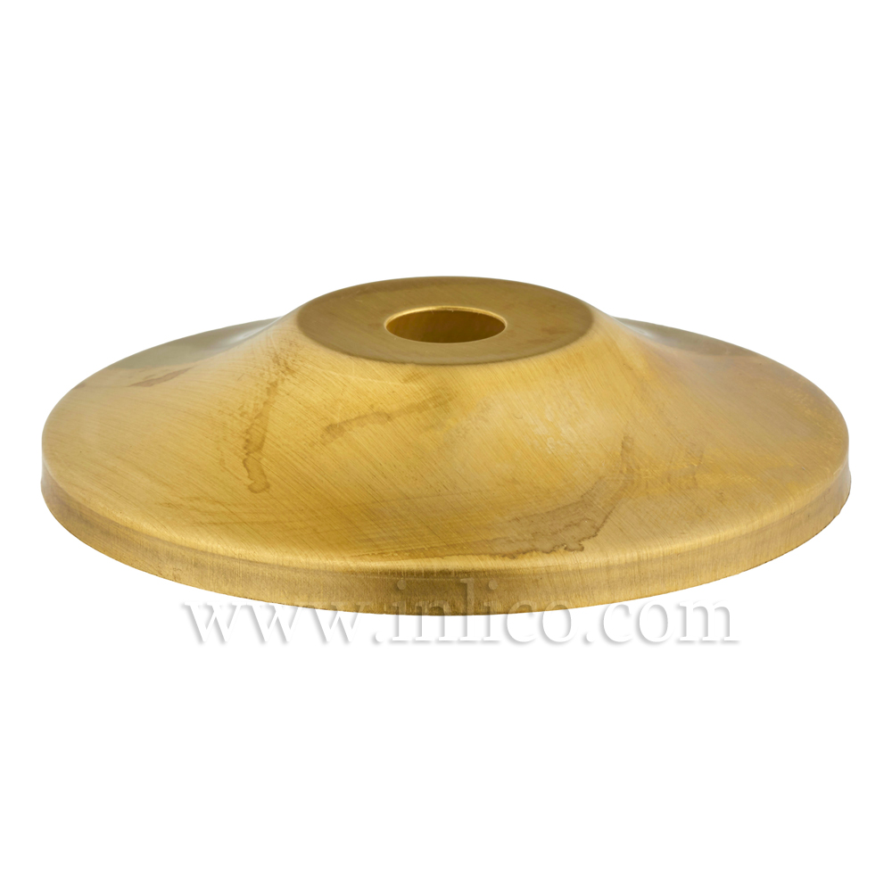 80MM RAW BRASS PAGODA CAP 10.5MM CENTRE HOLE

