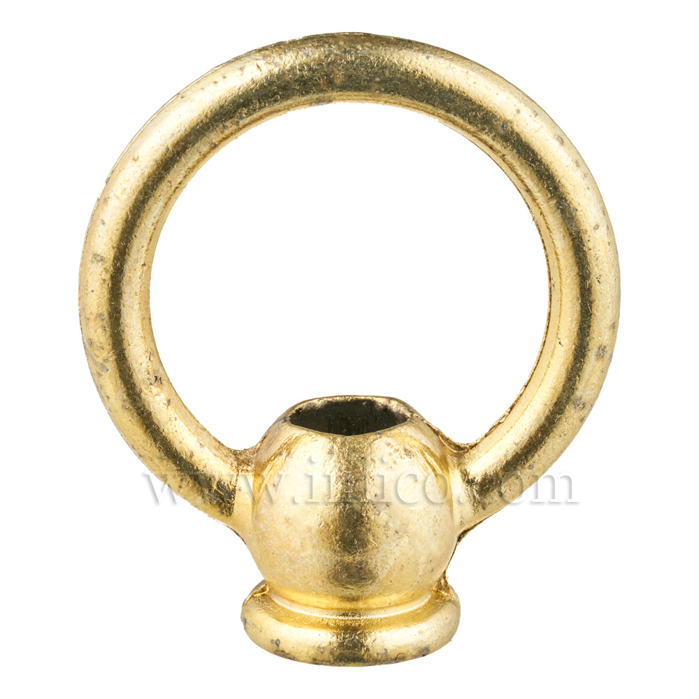 M10X1 FEMALE CAST BRASS LOOP 42MM DROP X 38MM