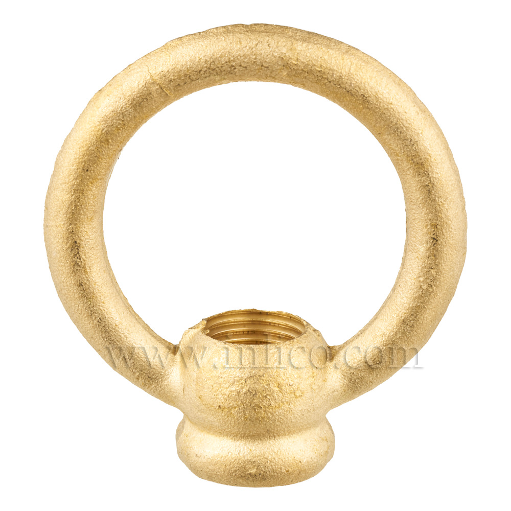 M10X1 FEMALE CAST BRASS LOOP WITH THROUGH HOLE
42MM DROP X 38MM