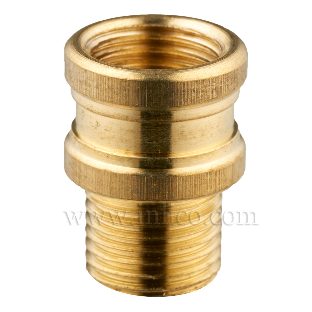 SHAPED BRASS REDUCER/ADAPTOR M10F X M10M