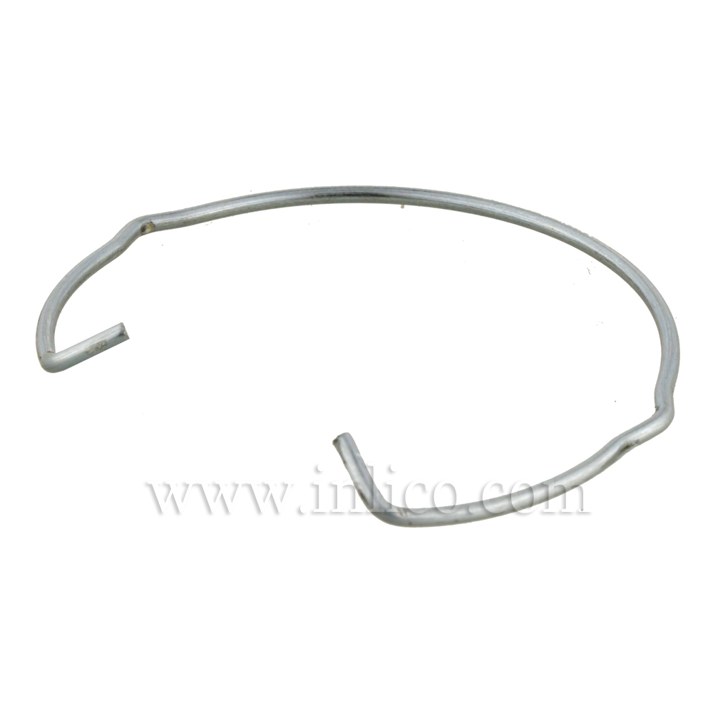 SPRING CLIP 50MM. OD 1.5MM WIRE GALV