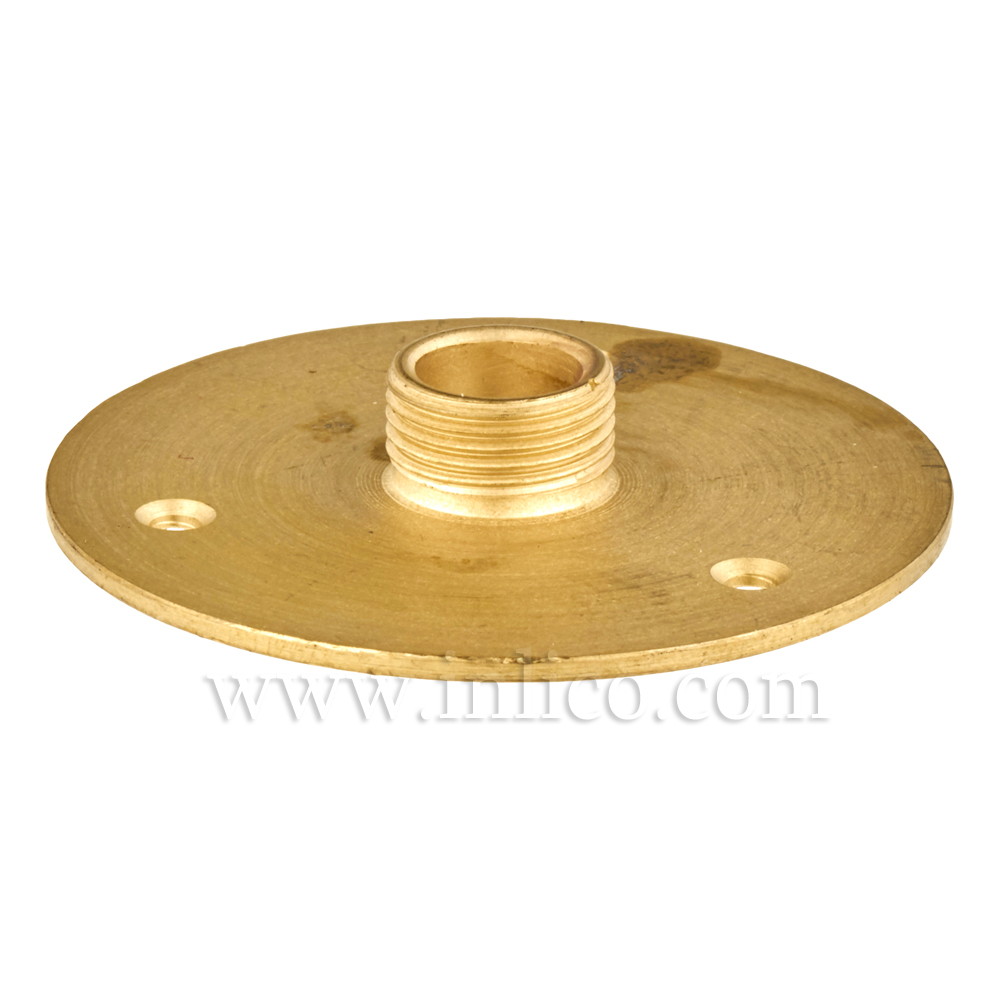 1/2"" BRASS NIPPLE PLATE 50MM DIAMETER