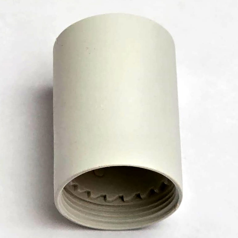 E14 PLAIN SKIRT WHITE THERMOPLASIC 
APPROVAL ENEC05 TO BS EN 60238:2018:2004