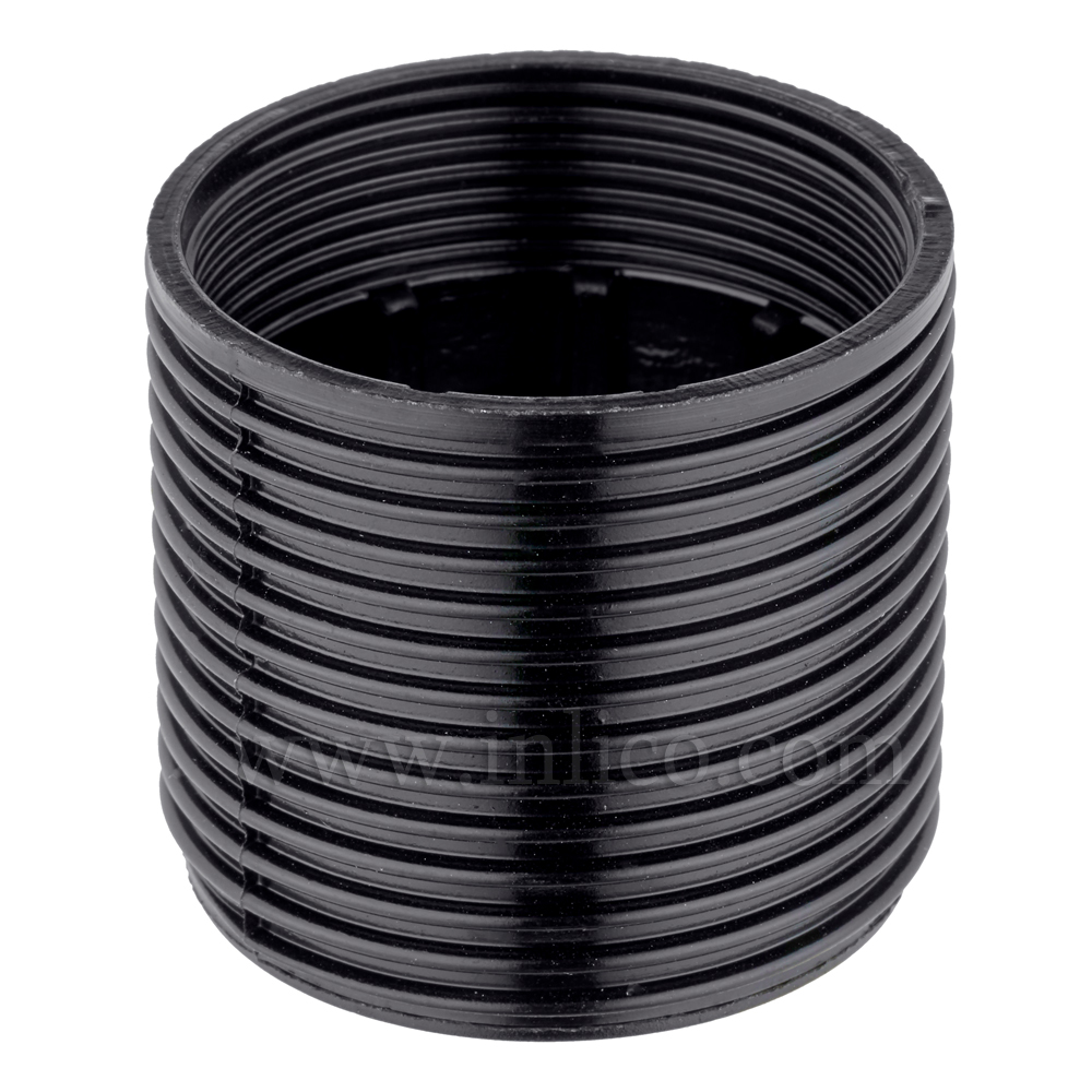 E27 FULLY THREADED SKIRT BLACK BAKELITE/THERMOSETTING PHENOLIC RESIN 
APPROVAL ENEC05 TO BS EN 60238:2018:2004