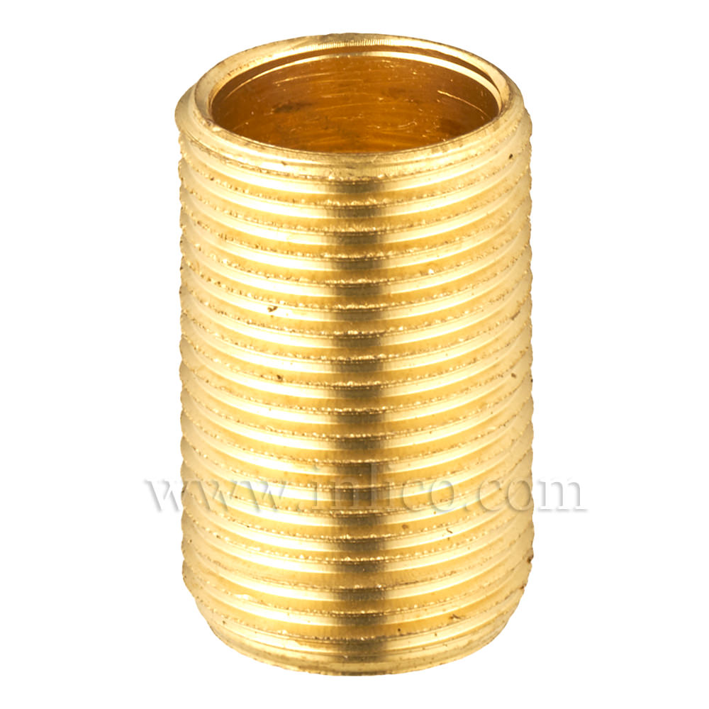 BRASS ALLTHREAD 1/2" 26tpi X 20MM. LONG