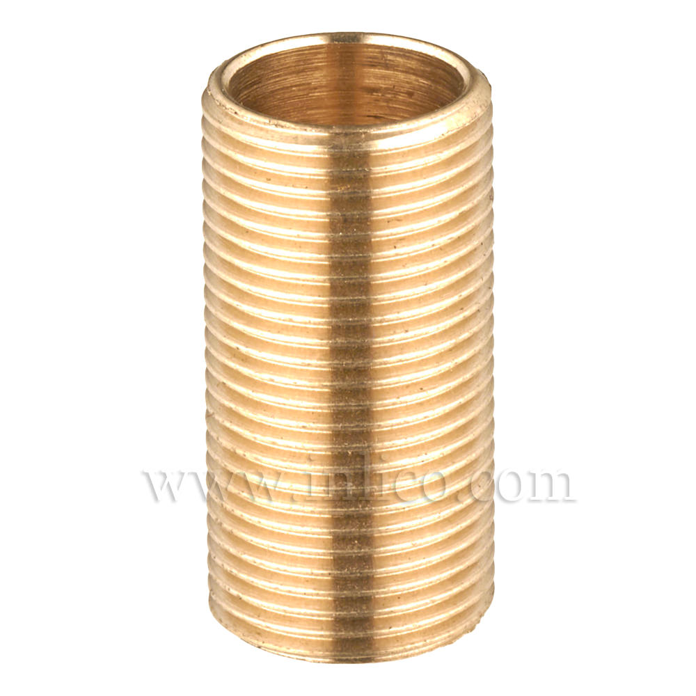 BRASS ALLTHREAD 1/2" 26tpi X 25MM. LONG