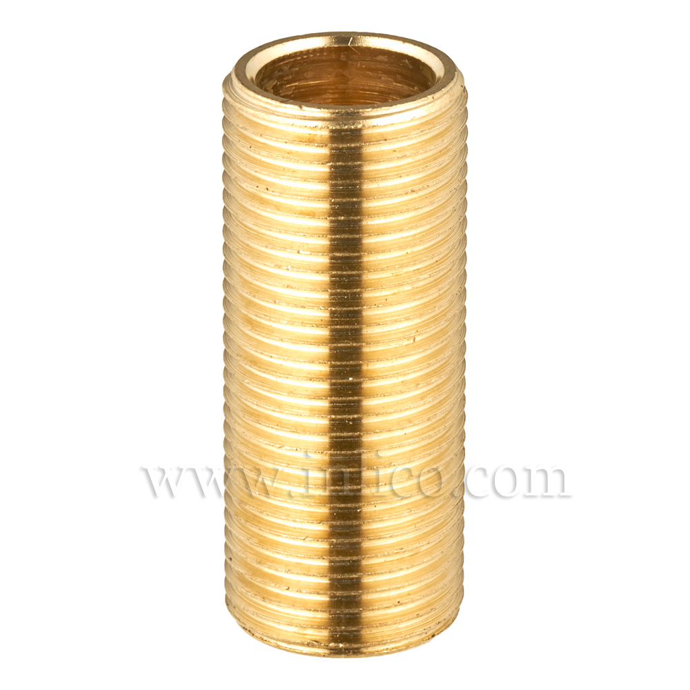 BRASS ALLTHREAD 1/2" 26tpi X 30MM. LONG