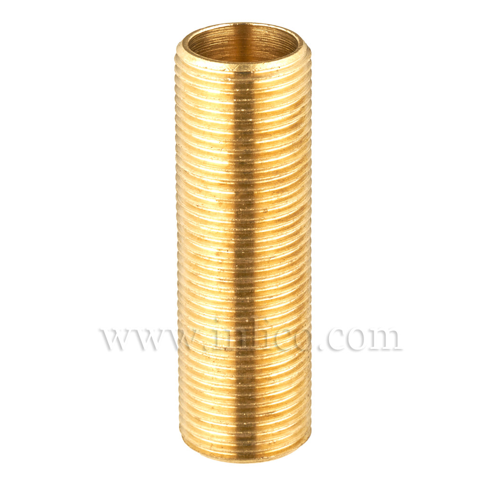 BRASS ALLTHREAD 1/2" 26tpi X 40MM. LONG