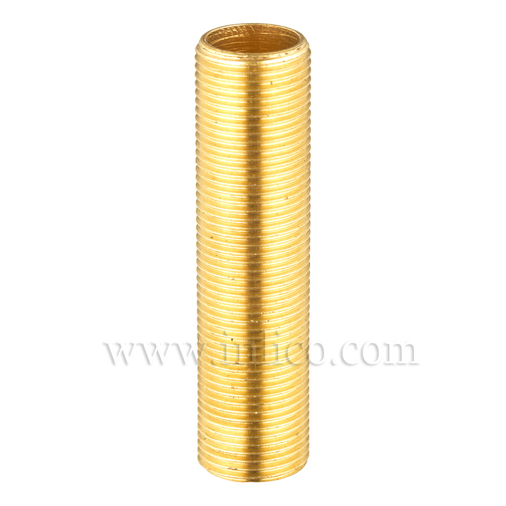 BRASS ALLTHREAD 1/2" 26tpi X 50MM. LONG