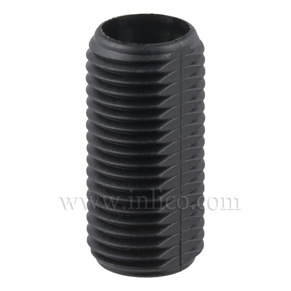 BLACK PLASTIC PROFILED ALLTHREAD M10 X 20MM